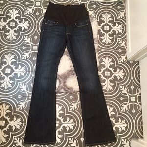 Paige Maternity jeans laurel canyon sz 26 fullband